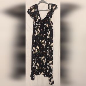 Ingrid & Isabel One Shoulder Dress with Floral Pattern